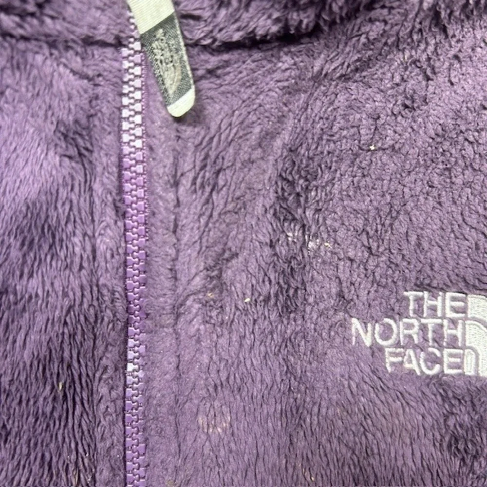 The North Face Osito Fleece‎ Jacket Women's M Purple Full Zip Deep Pile
